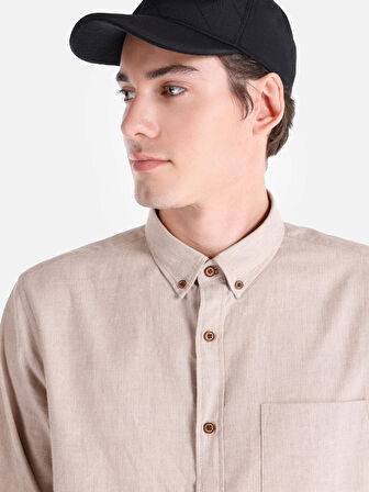 Gri Erkek Gömlek U.kol