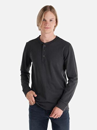 Antrasit Erkek Tshirt U.kol