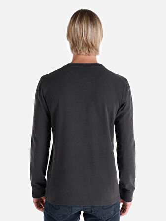 Antrasit Erkek Tshirt U.kol