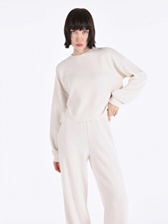 Ekru Kadın Tshirt U.kol