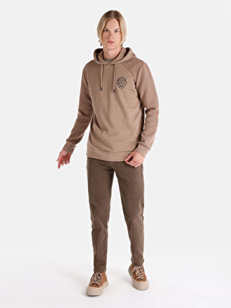 Kahverengi Erkek Tshirt U.kol