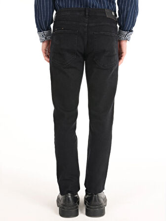 044 Karl Regular Fit Düşük Bel Düz Paça Denım Erkek Pantolon Cl1066315