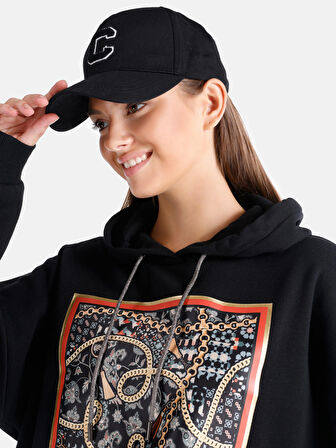 Siyah Kadın Sweatshirt