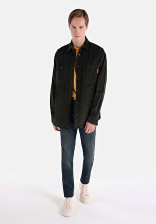 Straight Fit   Erkek İndigo Jean Pantolon