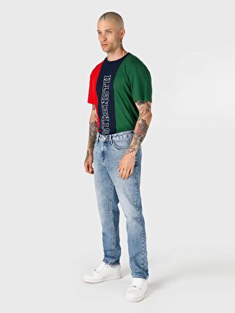 067 Jack Regular Fit Orta Bel Düz Paça Mavi Erkek Jean Pantolon Cl1066359