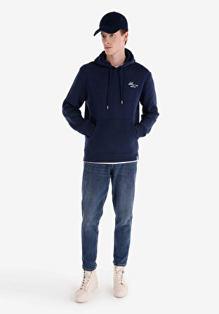 Loose Tapered Fit   Erkek İndigo Jean Pantolon