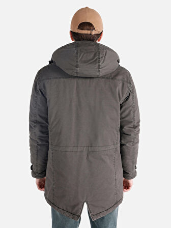 Regular Fit Yeşil Erkek Kaban