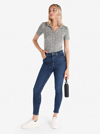 760 Diana Süper Slim Fit Yüksek Bel Dar Paça Denım Kadın Pantolon Cl1066390