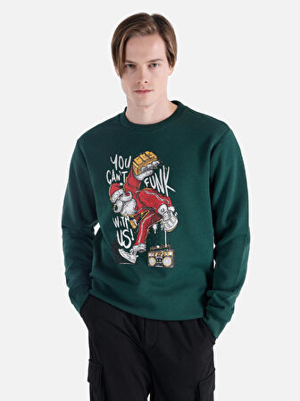 Yeşil Erkek Sweatshirt