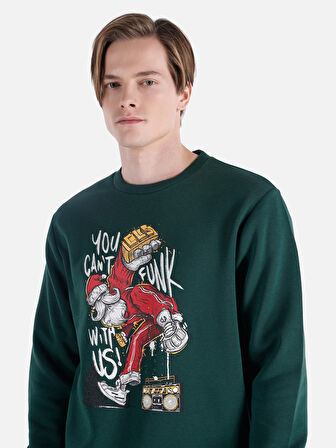 Yeşil Erkek Sweatshirt