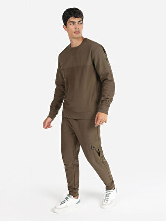 Regular Fit Yeşil Erkek Sweatshirt