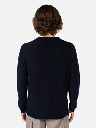 Lacivert Erkek Kazak