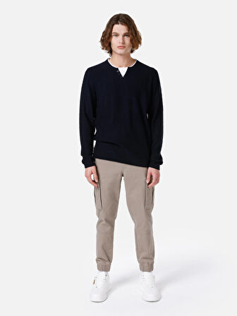 Lacivert Erkek Kazak