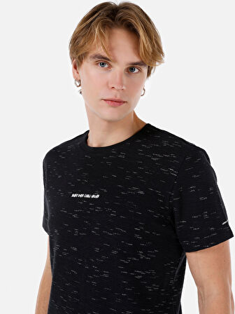 Siyah Erkek Tshirt K.kol