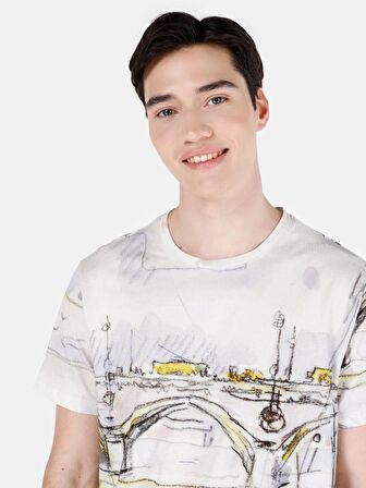 Çok Renkli Erkek Tshirt K.kol