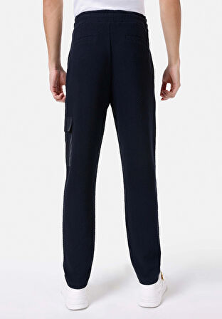 Regular Fit Orta Bel  Erkek Lacivert Eşofman Altı