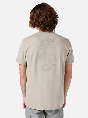 Bej Erkek Tshirt K.kol