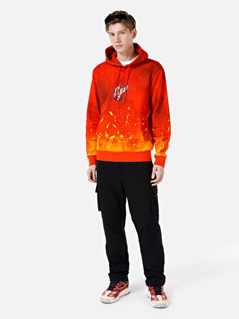 Turuncu Erkek Sweatshirt