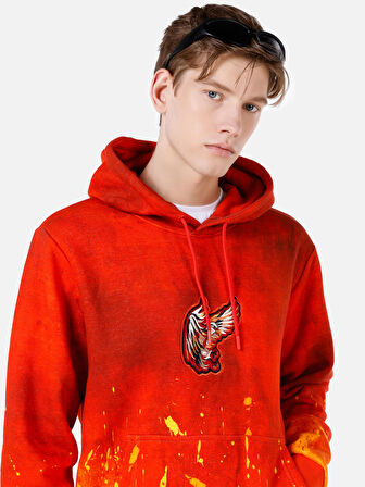 Turuncu Erkek Sweatshirt