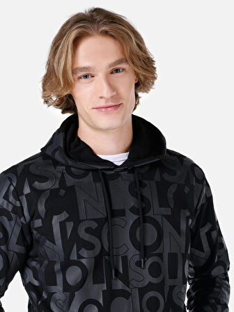 Siyah Erkek Sweatshirt