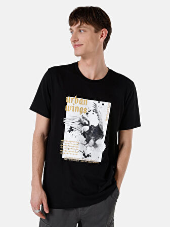 Siyah Erkek Tshirt K.kol