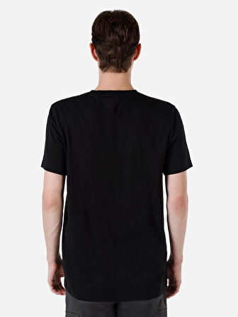 Siyah Erkek Tshirt K.kol