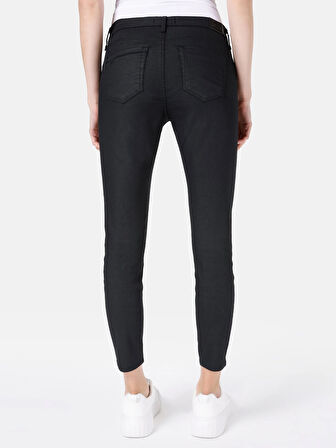 759 Lara Dar Kesim Orta Bel Dar Paça Siyah Kadın Pantolon Cl1067174