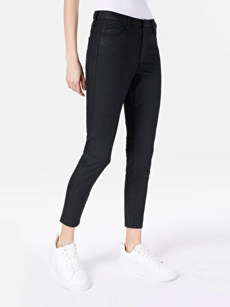 759 Lara Dar Kesim Orta Bel Dar Paça Siyah Kadın Pantolon Cl1067174