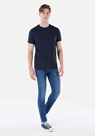 Skinny Fit   Erkek İndigo Jean Pantolon