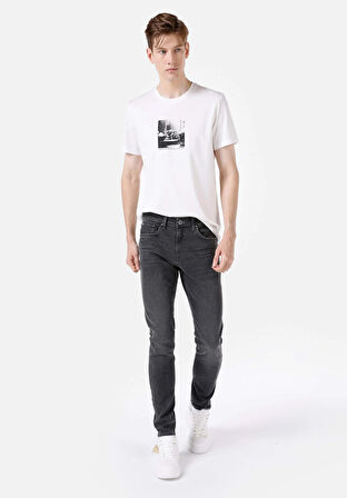 041 Danny Slim Fit Düşük Bel Dar Paça Erkek Denim Jean Pantolon