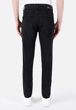 Straight Fit Düşük Bel Düz Paça Erkek Denim Jean Pantolon