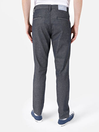 073 Wils Normal Kesim Orta Bel Düz Paça Koyu Mavi Erkek Pantolon Cl1067279