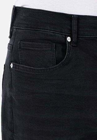 Rahat Regular Fit Normal Bel Düz Paça Siyah Erkek Pantolon Cl1067281