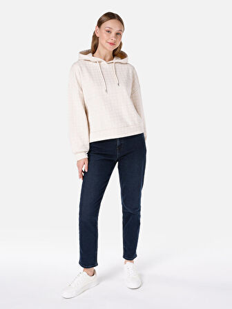 Bej Kadın Sweatshirt