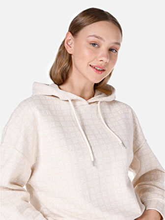 Bej Kadın Sweatshirt