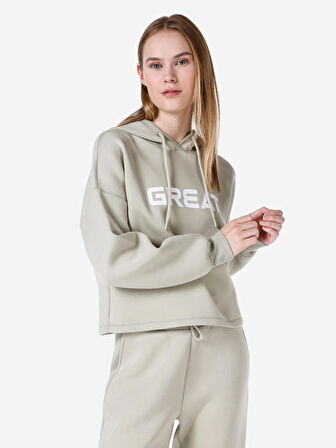 Yeşil Kadın Sweatshirt