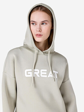 Yeşil Kadın Sweatshirt
