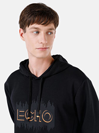 Siyah Erkek Sweatshirt