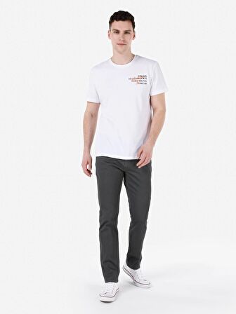 Rahat Kesim Orta Bel Düz Paça Antrasit Erkek Pantolon Cl1067466