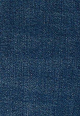 Regular Fit Yüksel Bel Süper Geniş Paça Kadın Mavi Jean Pantolon