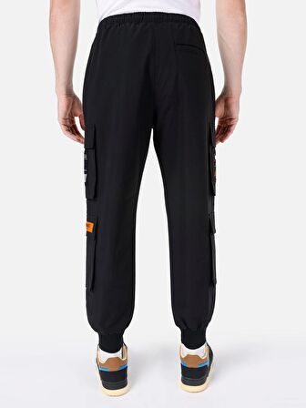 Normal Kesim Orta Bel Düz Paça Siyah Erkek Pantolon Cl1067558