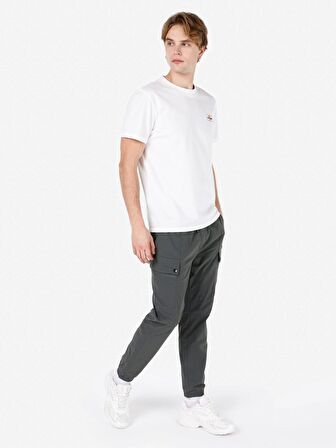 Beyaz Erkek Tshirt K.kol