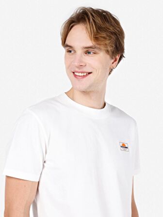 Beyaz Erkek Tshirt K.kol