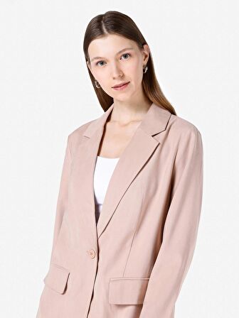 Normal Kesim Pembe Kadın Ceket Cl1067679