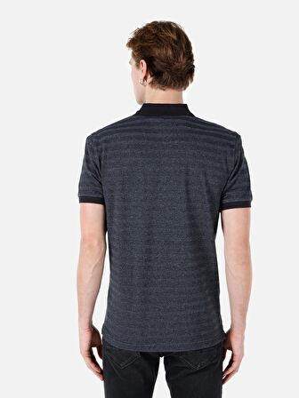 Normal Kesim Polo Yaka Antrasit Erkek Kısa Kol Tişört Cl1067803