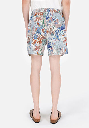 Regular Fit  Erkek Bej Deniz Şortu