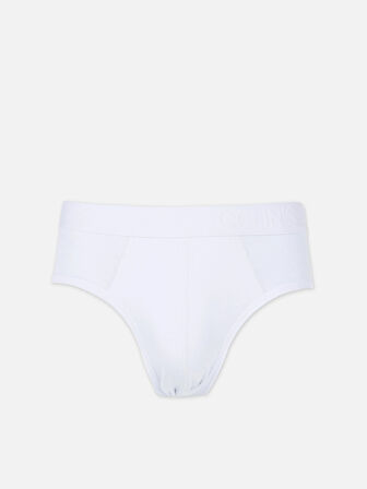 Modern Fit Baskılı Erkek Beyaz Boxer