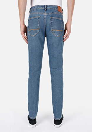 041 Danny Slim Fit   Erkek Mavi Jean Pantolon