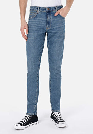 041 Danny Slim Fit   Erkek Mavi Jean Pantolon