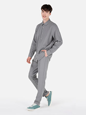 Normal Kesim Orta Bel Düz Paça Yeşil Erkek Pantolon Cl1068760